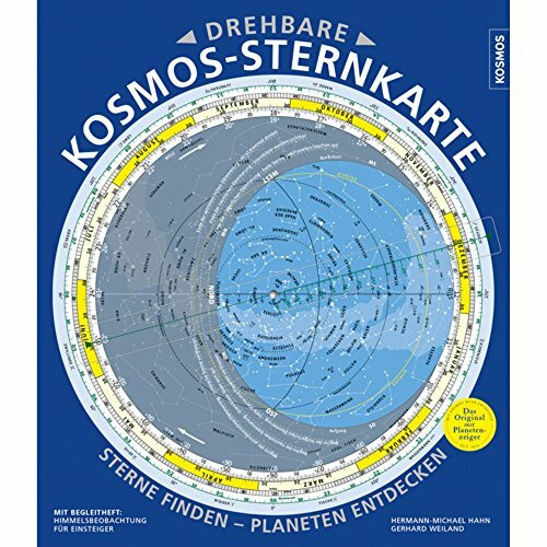Drehbare Kosmos-Sternkarte: Sterne finden - Planeten entdecken