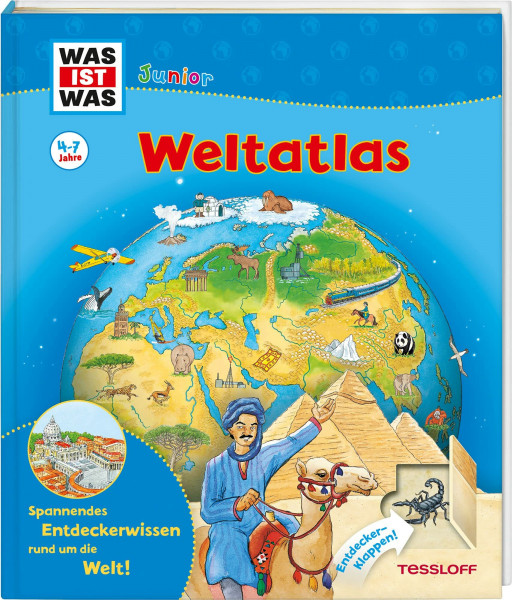 WAS IST WAS Junior Weltatlas für Kinder: Welche Kontinente gibt es? Wo liegt Afrika? Wo liegt der höchste Berg der Welt? (WAS IST WAS Junior Edition)