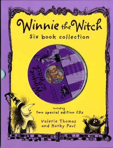 Winnie the Witch 6 Books and 2 CD Collection