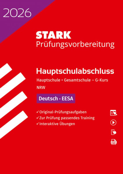 STARK Deutsch G-Kurs - Hauptschulabschluss (EESA) 2026 NRW - Prüfungsvorbereitung (Abschlussprüfungen)