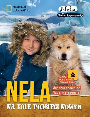 Nela na kole podbiegunowym + mapa (NELA MAŁA PODRÓŻNICZKA)