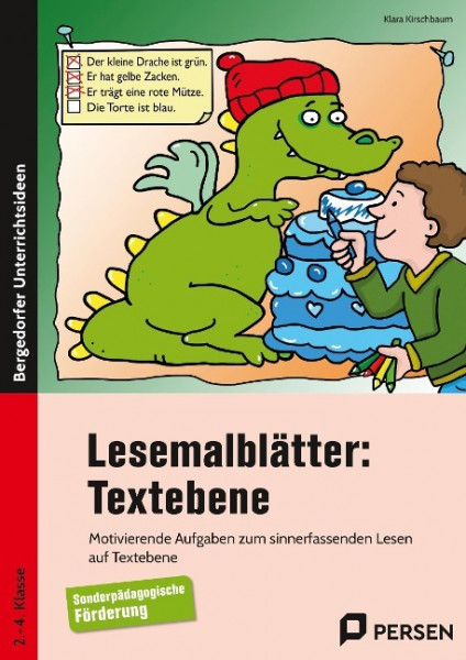 Lesemalblätter: Textebene