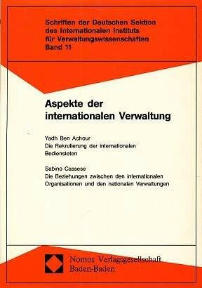 Aspekte der internationalen Verwaltung