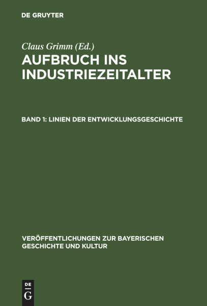 Linien der Entwicklungsgeschichte (Veröffentlichungen zur Bayerischen Geschichte und Kultur, 3, Band 3)