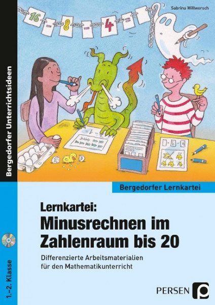 Lernkartei: Minusrechnen im Zahlenraum bis 20