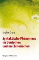 Syntaktische Phänomene im Deutschen und im Chinesischen