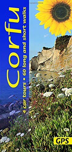 Corfu Sunflower Guide: 60 long and short walks with detailed maps and GPS; 4 car tours with pull-out map (Sunflower Walking & Touring Guide)