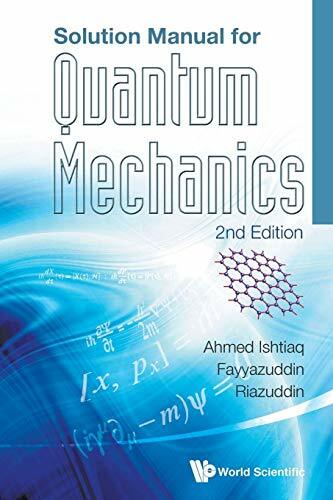 SOLUTION MANUAL FOR QUANTUM MECHANICS (2ND ED) SOLUTION MANUAL FOR QUANTUM MECHANICS (2ND ED)