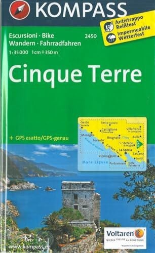 Cinque Terre: Wanderkarte mit Radtouren. GPS-genau. 1:35000 (KOMPASS Wanderkarte, Band 2450)