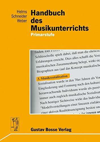 Bosse Verlag Handbuch Des Musikunterrichts, Bd.1, Primarstufe
