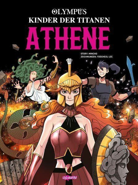 Olympus - Kinder der Titanen - Athene: Griechische Mythologie im Manhwa/Manga-Stil – spannender Comic über Athene und die Titanen für Kinder ab 9 Jahren