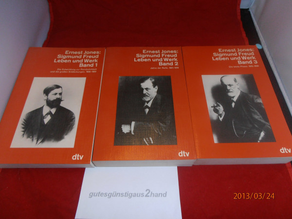Sigmund Freud - Leben und Werk. 3 Bände