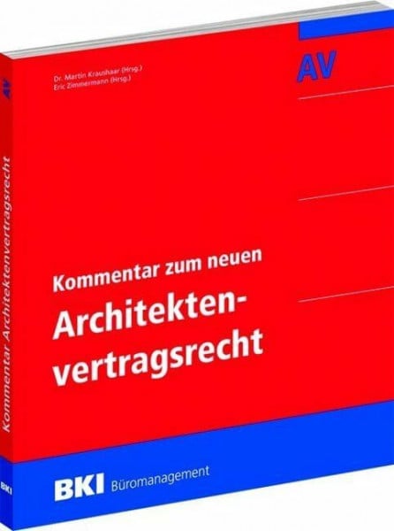 BKI Kommentar zum neuen Architektenvertragsrecht