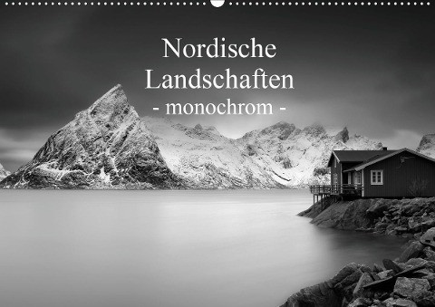 Nordische Landschaften - monochrom (Wandkalender 2021 DIN A2 quer) - M?ller, Jeanny