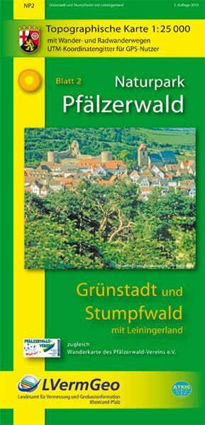 Naturpark Pfälzerwald /Grünstadt und Stumpfwald mit Leiningerland (WR): Naturparkkarte 1:25 000 mit Wander-und Radwanderwegen (Freizeitkarten Rheinland-Pfalz 1:15000 /1:25000)