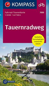 KOMPASS Fahrrad-Tourenkarte Tauernradweg 1:50.000