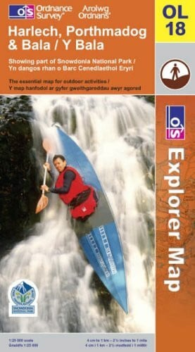 Harlech, Porthmadog and Bala (Explorer Maps)