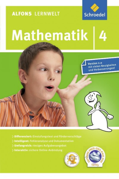 Alfons Lernwelt Lernsoftware Mathematik 4. DVD-ROM