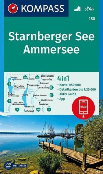 Starnberger See, Ammersee 1:50 000