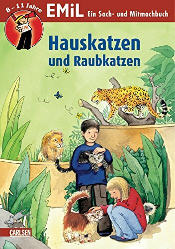 Sach- und Mitmachbuch: Hauskatzen und Raubkatzen