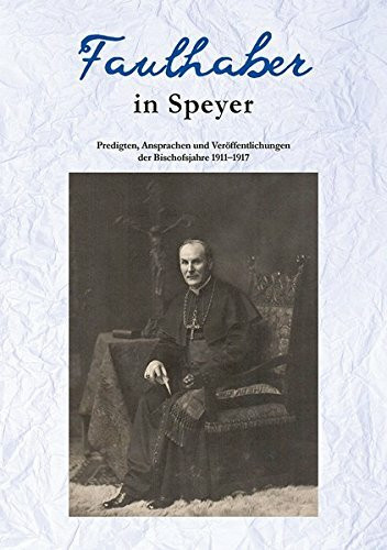 Faulhaber in Speyer: Predigten, Ansprachen und Veröffentlichungen der Bischofsjahre 1911–1917