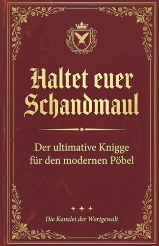 Haltet Euer Schandmaul: Der ultimative Knigge für den modernen Pöbel