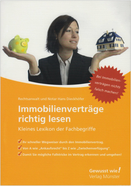 Immobilienverträge richtig lesen: Kleines Lexikon der Fachbegriffe