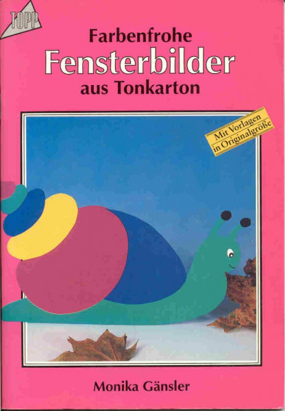 Farbenfrohe Fensterbilder: Aus Tonkarton