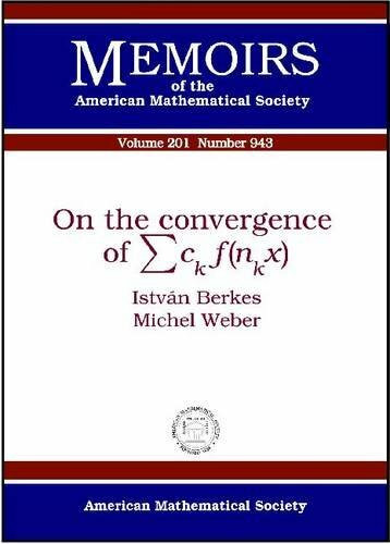 On the Convergence of Eckf Nkx (Memoirs of the American Mathematical Society, Band 943)