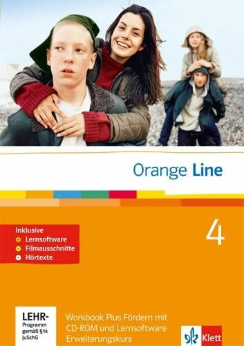 Orange Line 4 Erweiterungskurs: Workbook Plus Fördern mit CD-ROM, Audio-CD und Lernsoftware Band 4 (Orange Line. Ausgabe ab 2005)