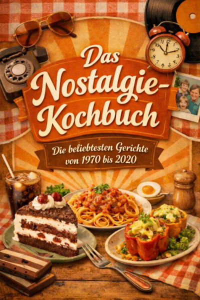 Das Nostalgie-Kochbuch - die beliebtesten Gerichte von 1970 bis 2020: Retro Rezepte wie bei Oma – Klassiker voller Erinnerungen - DDR | Traditionelle ... Familie und Freunde, Oma und Opa - 2. Auflage