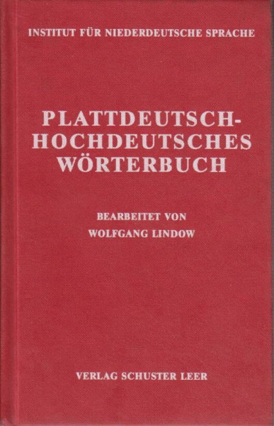 Plattdeutsch - hochdeutsches Wörterbuch