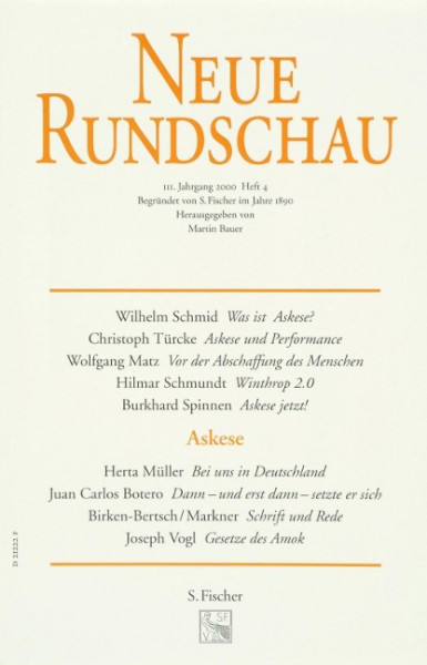 Neue Rundschau 2000/4