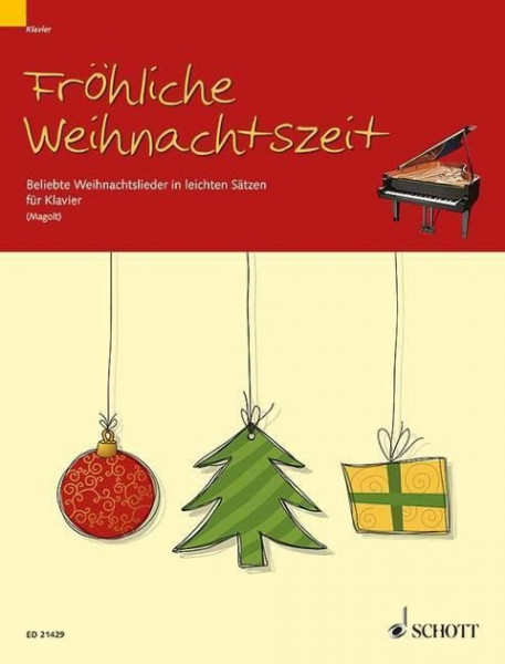 Fröhliche Weihnachtszeit für Klavier