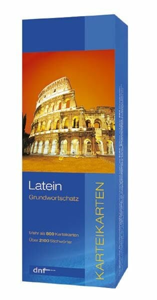 Grundwortschatz Latein, Karteikarten: Karteikarten Wortschatz