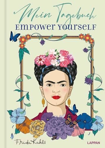 Mein Frida Kahlo Tagebuch: Empower yourself | Tagebuch im A5 Format und 224 Seiten mit zwei Lesebändchen - für starke Frauen