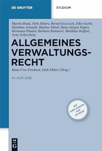 Allgemeines Verwaltungsrecht: Mit Jura-Kartei (JK) auf CD-ROM (Ed. 2008) (De Gruyter Studium)