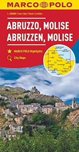MARCO POLO Regionalkarte Italien 10 Abruzzen, Molise 1:200.000: MARCO POLO Highlights, City Maps