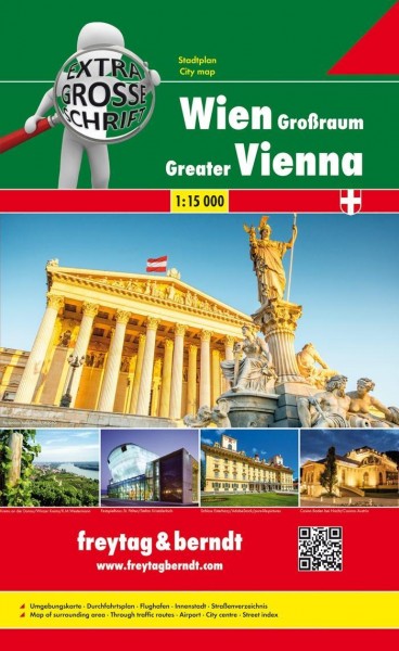 Wien Großraum Riesenatlas, Städteatlas 1:15.000