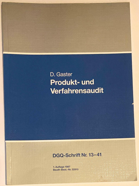Produkt- und Verfahrensaudit (DGQ-Band)