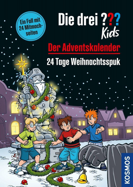 Die drei ??? Kids, Der Adventskalender 24 Tage Weihnachtsspuk. Extra: Stickerbogen