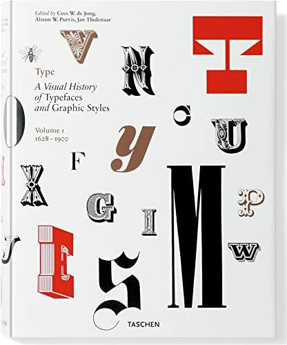 Type. A Visual History of Typefaces & Graphic Styles. 1628–1900: A Visual History of Typefaces and Graphic Styles, Vol. 1 (Type: A Visual History of Typefaces and Graphic Styles, Band 1)