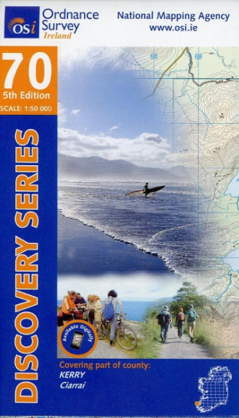 Irish Discovery Series 70. Kerry 1 : 50 000