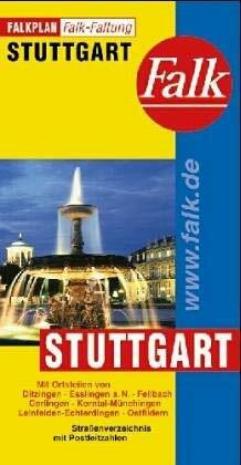Falk Pläne, Stuttgart, Falkfaltung (Falk Stadtplan Extra Standardfaltung - Deutschland)