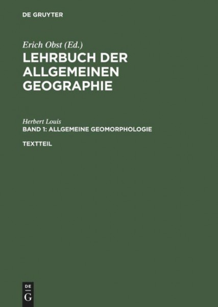 Allgemeine Geomorphologie
