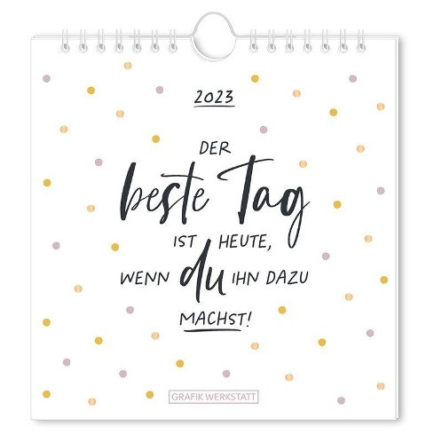 Postkartenkalender 2023 "Der beste Tag"