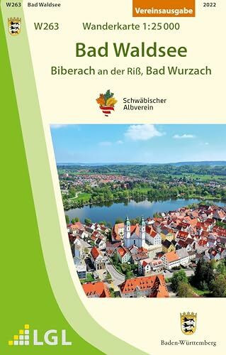 W263 Bad Waldsee - Biberach an der Riß, Bad Wurzach: Wanderkarte 1:25.000 (Karte des Schwäbischen Albvereins)