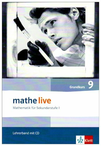 mathe live 9G: Lehrerband mit CD-ROM Klasse 9 (G-Kurs) (mathe live. Bundesausgabe ab 2006)