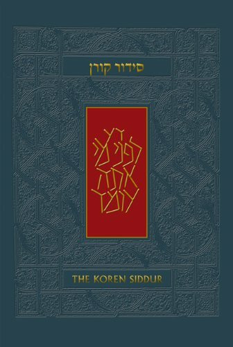 The Koren Sacks Siddur: Hebrew/English Prayerbook for Shabbat & Holidays with Translation and Commentary