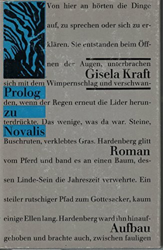 Prolog zu Novalis